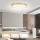 Immax NEO 07312L - Dimmbare LED-Deckenleuchte SEMPLICI LED/128W/230V Ø 100 cm, Wi‑Fi Tuya, goldfarben, inkl. Fernbedienung