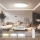 Immax NEO 07316L - LED-dimmbare Deckenleuchte SEMPLICI LED, 128 W, 230 V, Ø 100 cm, Wi-Fi Tuya, weiß + Fernbedienung