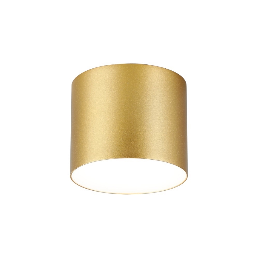 Immax NEO 07317L - dimmbare LED-Deckenleuchte RONDATE, 18 W, 230 V, Ø 11,5 cm, Tuya Wi‑Fi, goldfarben