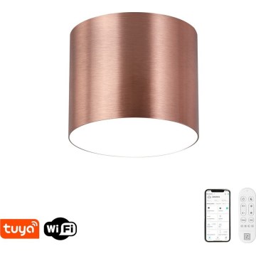 Immax NEO 07319L - RONDATE dimmbare LED-Deckenleuchte LED/18W/230V Ø 11,5 cm, Wi‑Fi (Tuya), Roségold