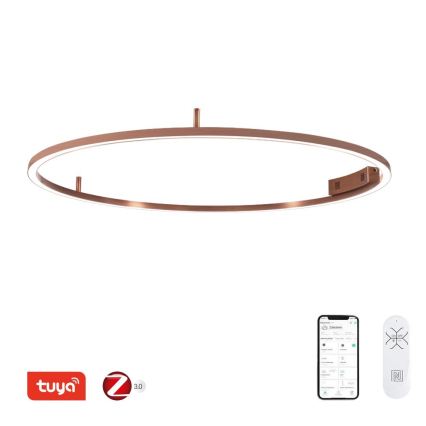 Immax NEO 07325-120C - Dimmbare LED-Deckenleuchte FINO LED/72W/230V 120 cm Tuya Roségold + Fernbedienung