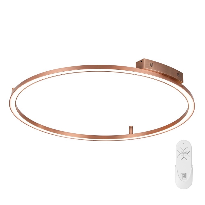 Immax NEO 07325-120C - Dimmbare LED-Deckenleuchte FINO LED/72W/230V 120 cm Tuya Roségold + Fernbedienung