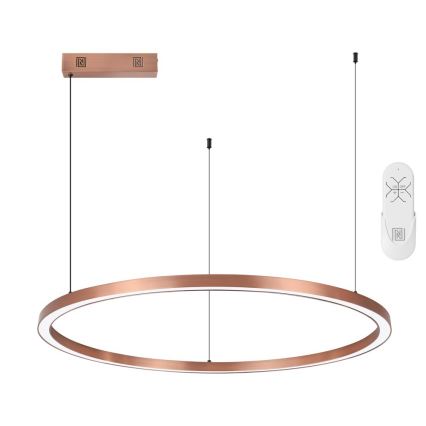 Immax NEO 07327L - dimmbare LED-Pendelleuchte FINO an Kabel LED/55W/230V 80 cm roségold Tuya + Fernbedienung