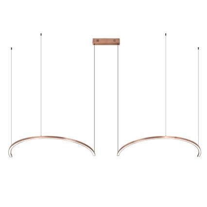 Immax NEO 07328L - FINO LED-dimmbare Pendelleuchte an Kabel LED/72W/230V 120 cm Roségold Tuya + Fernbedienung