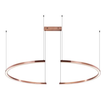 Immax NEO 07328L - FINO LED-dimmbare Pendelleuchte an Kabel LED/72W/230V 120 cm Roségold Tuya + Fernbedienung