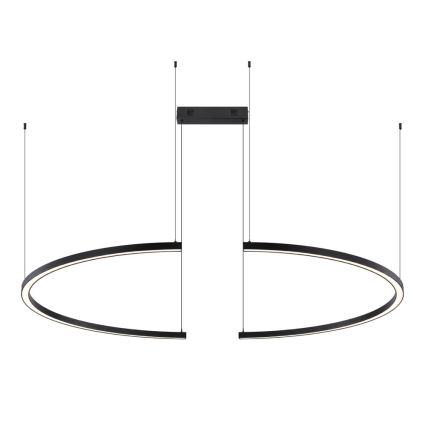 Immax NEO 07329L - LED-dimmbare Hängeleuchte an Stahlseil FINO LED/72W/230V 120 cm schwarz Tuya + Fernbedienung