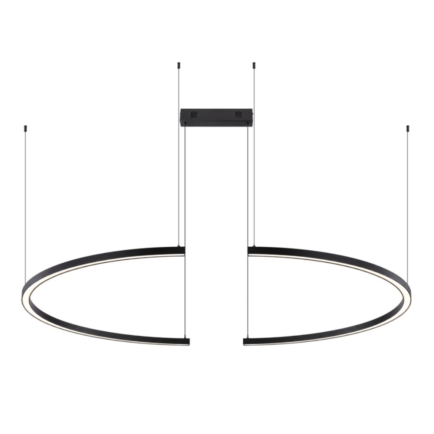 Immax NEO 07329L - LED-dimmbare Hängeleuchte an Stahlseil FINO LED/72W/230V 120 cm schwarz Tuya + Fernbedienung
