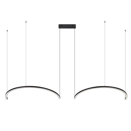 Immax NEO 07329L - LED-dimmbare Hängeleuchte an Stahlseil FINO LED/72W/230V 120 cm schwarz Tuya + Fernbedienung