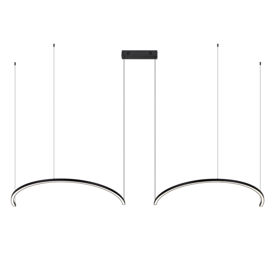 Immax NEO 07329L - LED-dimmbare Pendelleuchte an Kabel FINO LED/72W/230V 120 cm Tuya schwarz + Fernbedienung