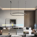 Immax NEO 07329L - LED-dimmbare Hängeleuchte an Stahlseil FINO LED/72W/230V 120 cm schwarz Tuya + Fernbedienung