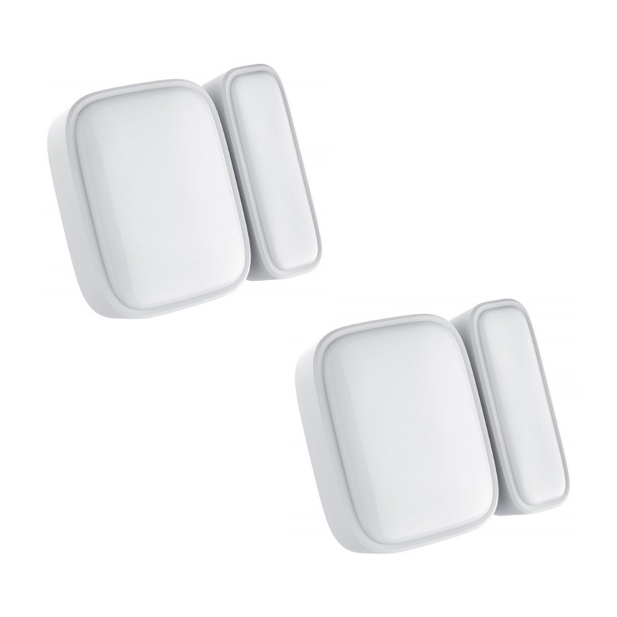 Immax NEO 07511L - SET 2x Magnetischer Fenster- und Türsensor SMART 1xCR2032  Zigbee Tuya