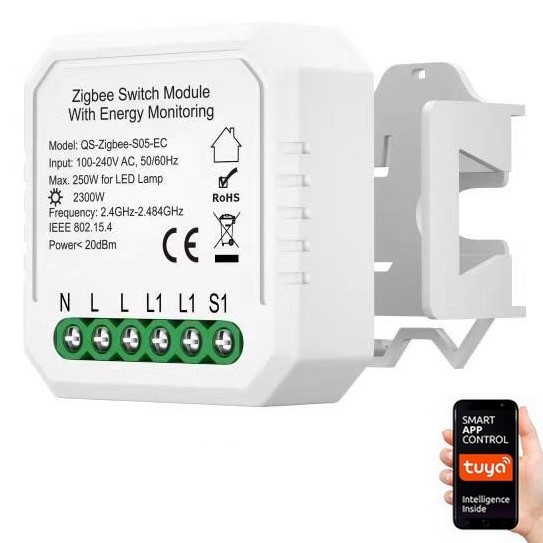 Immax NEO 07521L - Smart-Steuerung mit Verbrauchsmessung V6 1-Tasten Tuya