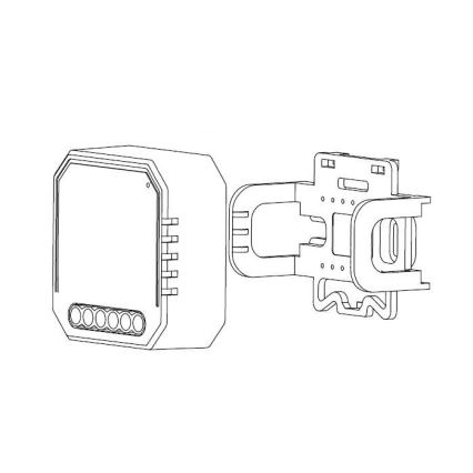 Immax NEO 07521L - Smart-Steuerung mit Verbrauchsmessung V6 1-Tasten Tuya