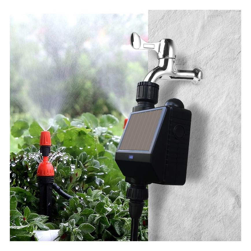 Immax NEO 07525L - Bewässerungsventil + Bodenfeuchtigkeitssensor 2xAA IP65 Tuya