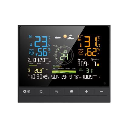 Immax NEO 07528L - Professionelle 7-in-1-Wetterstation NEO LITE SMART 5V/2xAAA + 3xAA