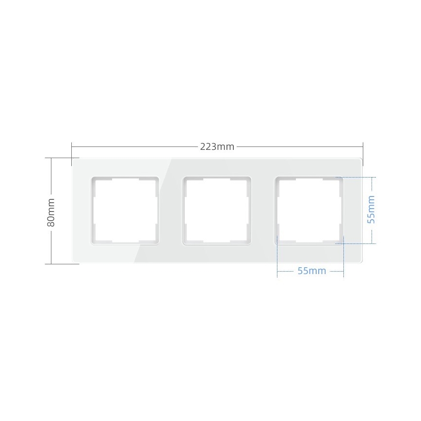 Immax NEO 07542L - Rahmen für Schalter, Steckdosen und Thermostate 3Z