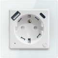Immax NEO 07553L - Smarte Steckdose E 16A/230V + 1x USB-A + 1x USB-C PD 20W Tuya