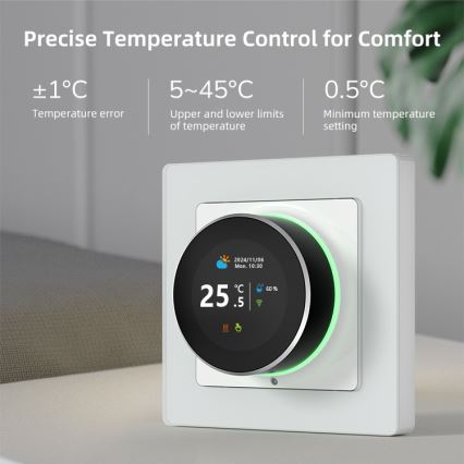 Immax NEO 07555L - Thermostat für elektrische Fußbodenheizung SMART 230V/16A