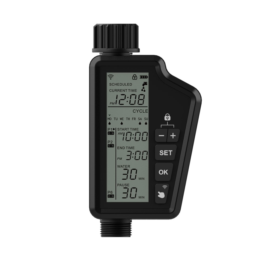Immax NEO 07556L - Bewässerungsventil 4xAA IP65 Wi-Fi Tuya