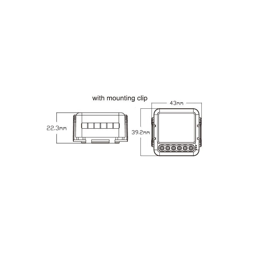 Immax NEO 07572L - Smart-Steuerung NEO LITE V8 2-Tasten Tuya