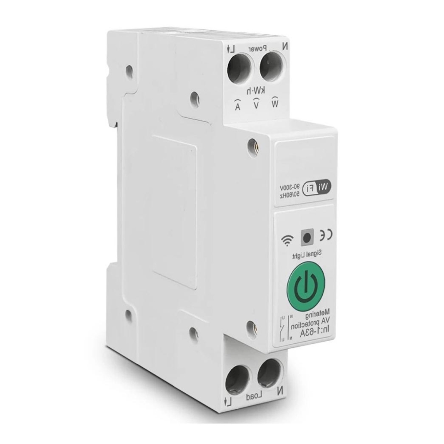 Immax NEO 07574L - Smart-Leistungsschalter einphasig 1-63A Wi-Fi Tuya
