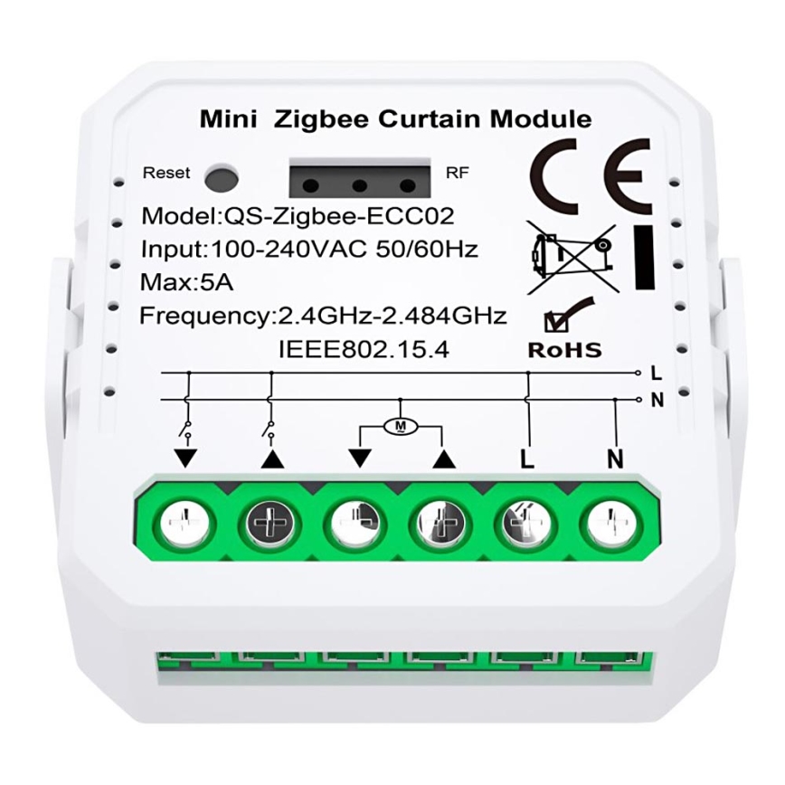 Immax Neo 07580L - Smart-Controller zur Steuerung von Jalousien, Rollläden und Fensterläden Tuya