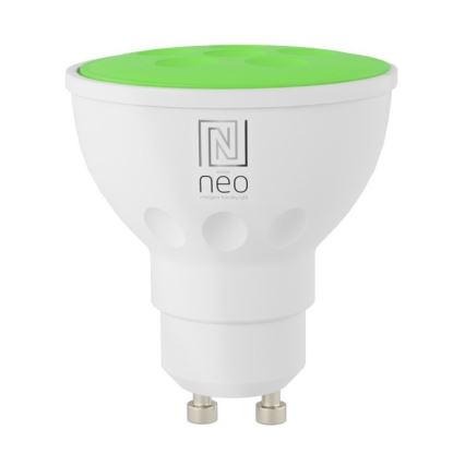 Immax NEO 07724L - RGB+CCT Dimmbares LED-Leuchtmittel GU10/4,8W/230V 2700K Wi-Fi Tuya