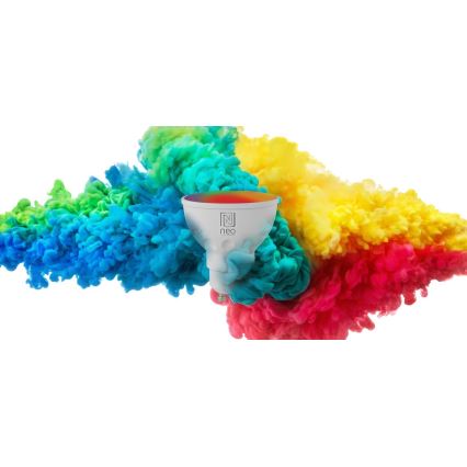 Immax NEO 07724L - RGB+CCT Dimmbares LED-Leuchtmittel GU10/4,8W/230V 2700K Wi-Fi Tuya