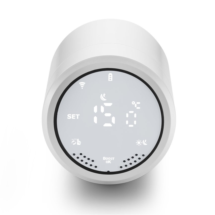 Immax NEO 07732C-SET 4x Thermostatkopf + BRIDGE PRO v3 2xAA/3V Wi-Fi Tuya
