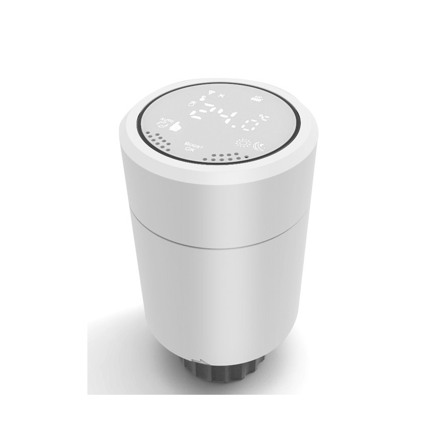 Immax NEO 07732C-SET 4x Thermostatkopf + BRIDGE PRO v3 2xAA/3V Wi-Fi Tuya