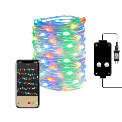 Immax NEO 07735L - Dimmbarer LED-RGB-Streifen für den Außenbereich NEO LITE LED/7,2W/230V 10 m IP44 Wi-Fi Tuya