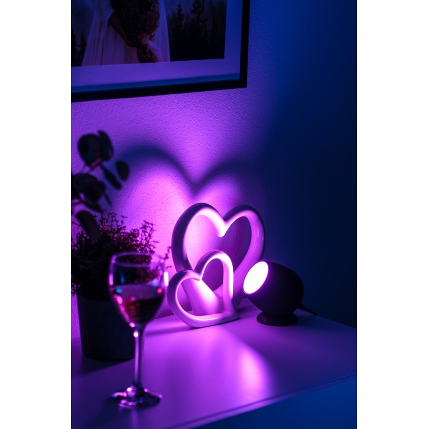 Immax NEO 07739L - LED RGB+CCT Dimmbare Tischleuchte ATMOSPHERE LED/3W/5V Wi-Fi Tuya
