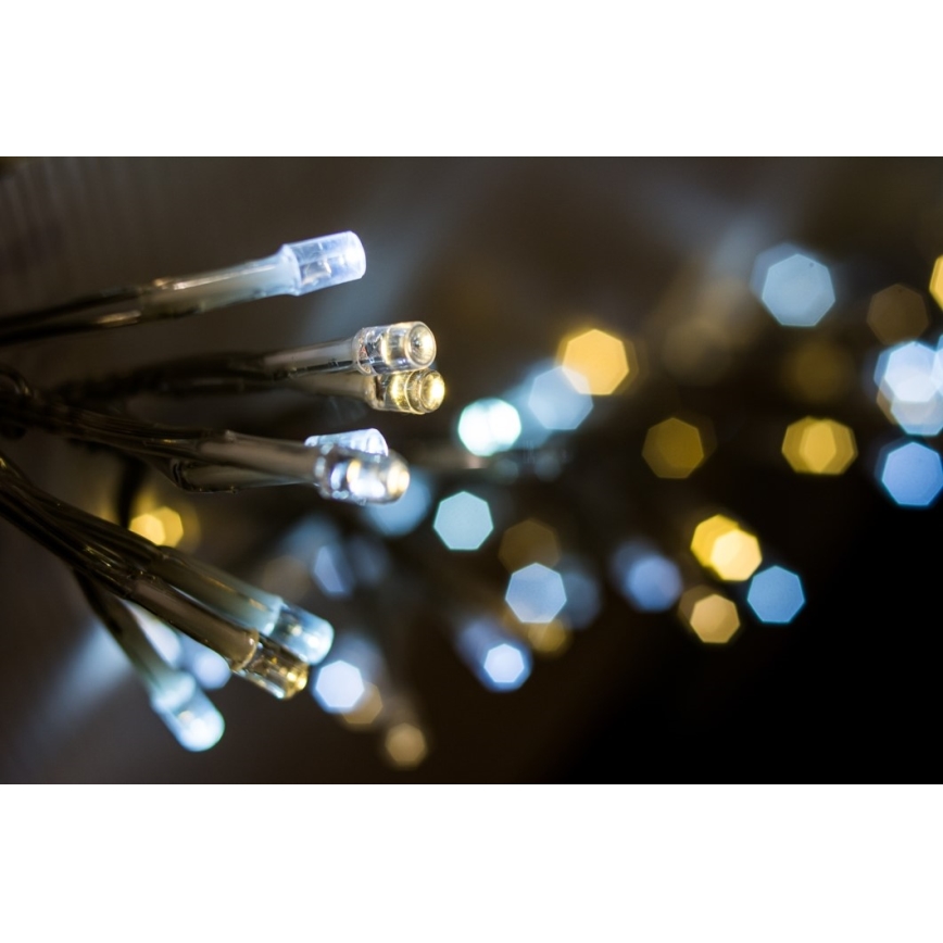 Immax NEO 07756L - LED-dimmbare Außen-Lichterkette NEO LITE 400xLED/10 Funktionen 43m IP44 Wi-Fi Tuya mehrfarbig