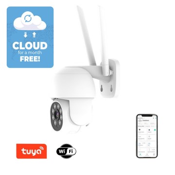 Immax NEO 07765L - Intelligente Kamera für den Außenbereich 4MP 5V IP65 Wi-Fi Tuya