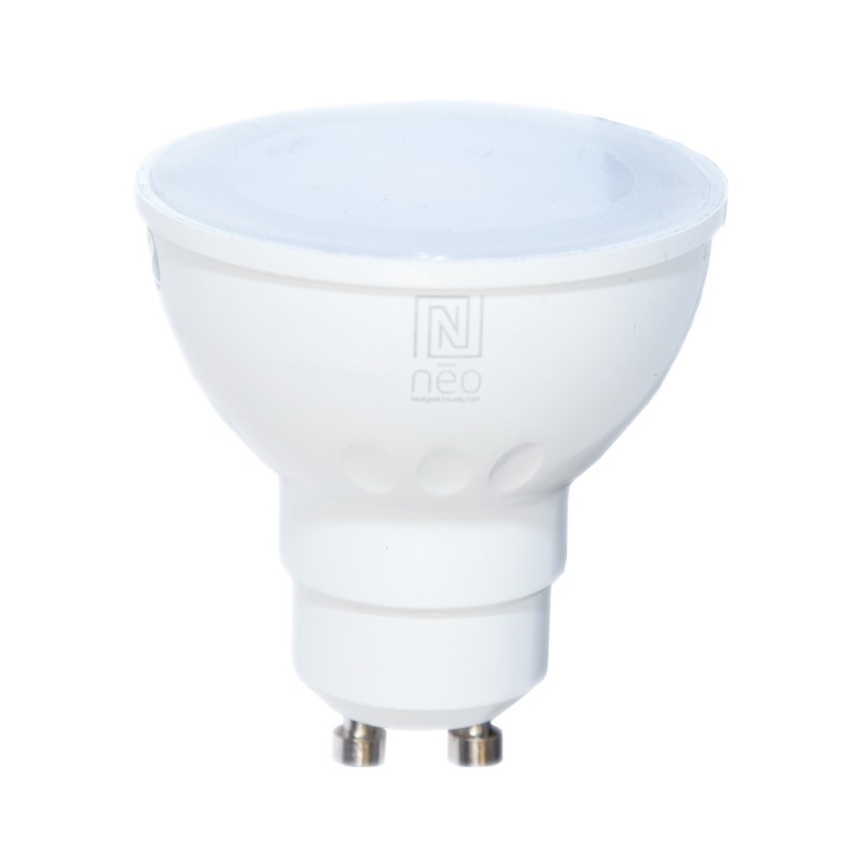 Immax NEO 07777L - RGB+CCT Dimmbares LED-Leuchtmittel GU10/4,8W/230V Tuya