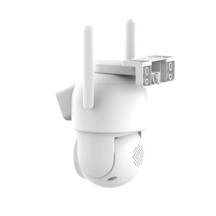 Immax NEO 07783L - Intelligente Außenkamera mit DOUBLE-Sensor 355° Schwenk-/Neigefunktion 2x2MP IP65 Wi-Fi Tuya