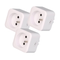 Immax NEO 07786C - Set mit 3 Smart‑Steckdosen NEO LITE 3680 W / 230 V / 16 A, Tuya