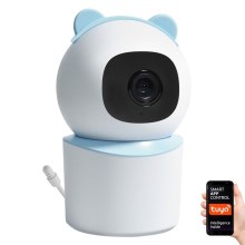 Immax NEO 07788L - Smart-Kamera mit Sensor 355° 50° P/T 4MP Wi-Fi Tuya blau