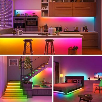 Immax NEO 07790L - LED RGB+CCT Dimmbarer Streifen NEO SMART LED/15W/230V 3m IP65 Wi-Fi Tuya