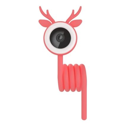 Immax NEO 07798L - Aufladbares Smart-Babyfon mit Kamera 5V Wi-Fi rosa