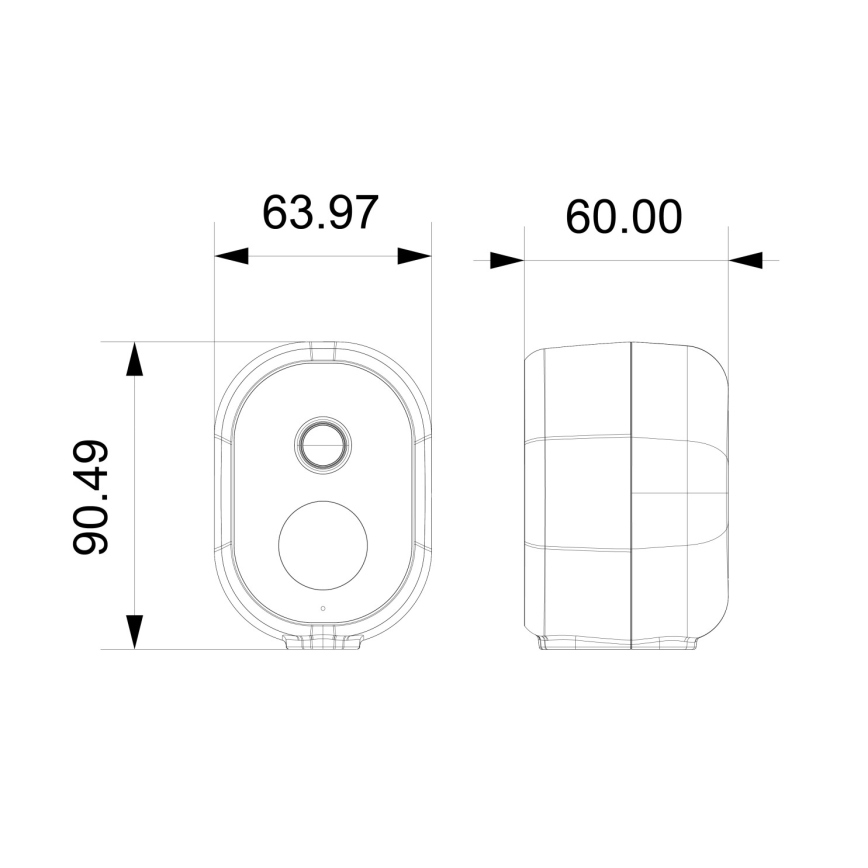 Immax NEO 07802L - Intelligente Außen-Solarkamera mit BARREL-Sensor 5000 mAh Wi-Fi Tuya IP65