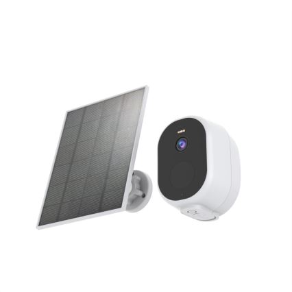 Immax NEO 07802L - Smart-Outdoor-Solarkamera mit Sensor BARREL 5000 mAh Wi-Fi Tuya IP65