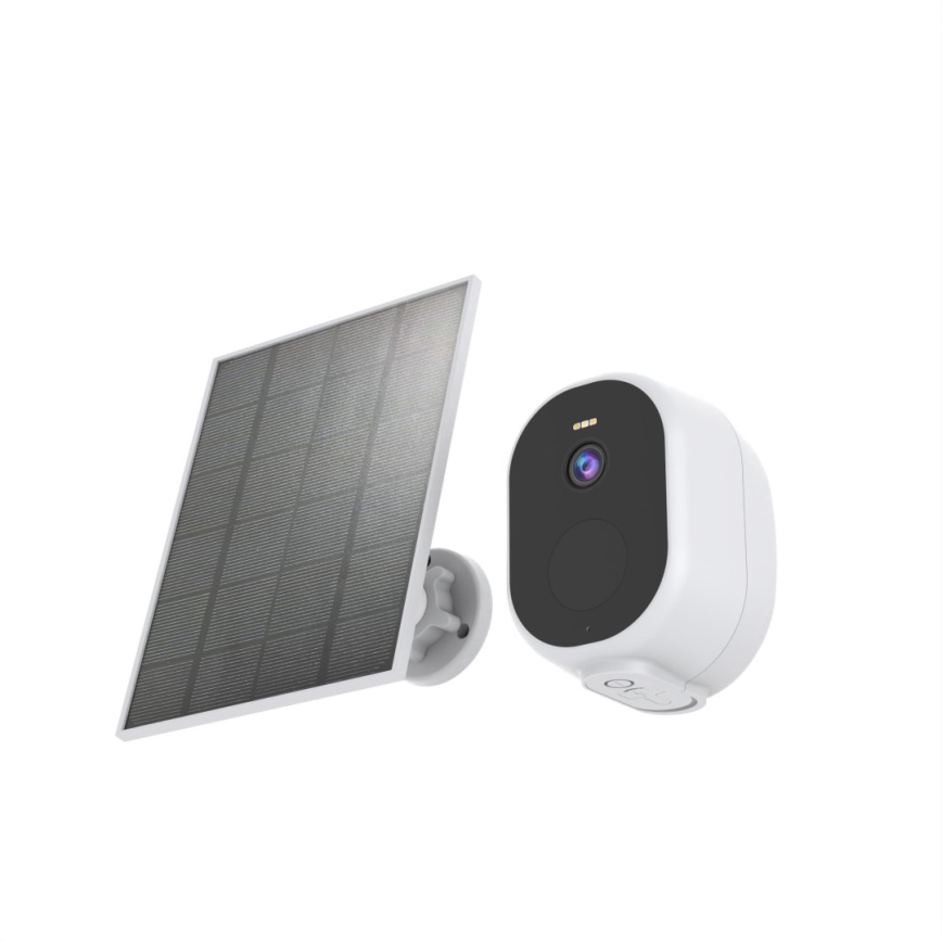Immax NEO 07802L - Smart-Outdoor-Solarkamera mit Sensor BARREL 5000 mAh Wi-Fi Tuya IP65