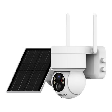 Immax NEO 07803L - Intelligente Außen-Solarkamera mit SENTRY-Sensor 6000 mAh Wi-Fi Tuya IP65