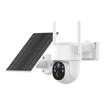 Immax NEO 07804L - Intelligente Außen-Solarkamera mit 9000 mAh Sensor, Wi-Fi, Tuya, IP65