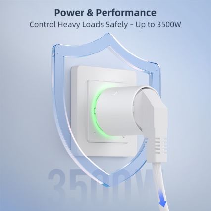 Immax NEO 07813L - Intelligente Steckdose F 3500W Wi-Fi