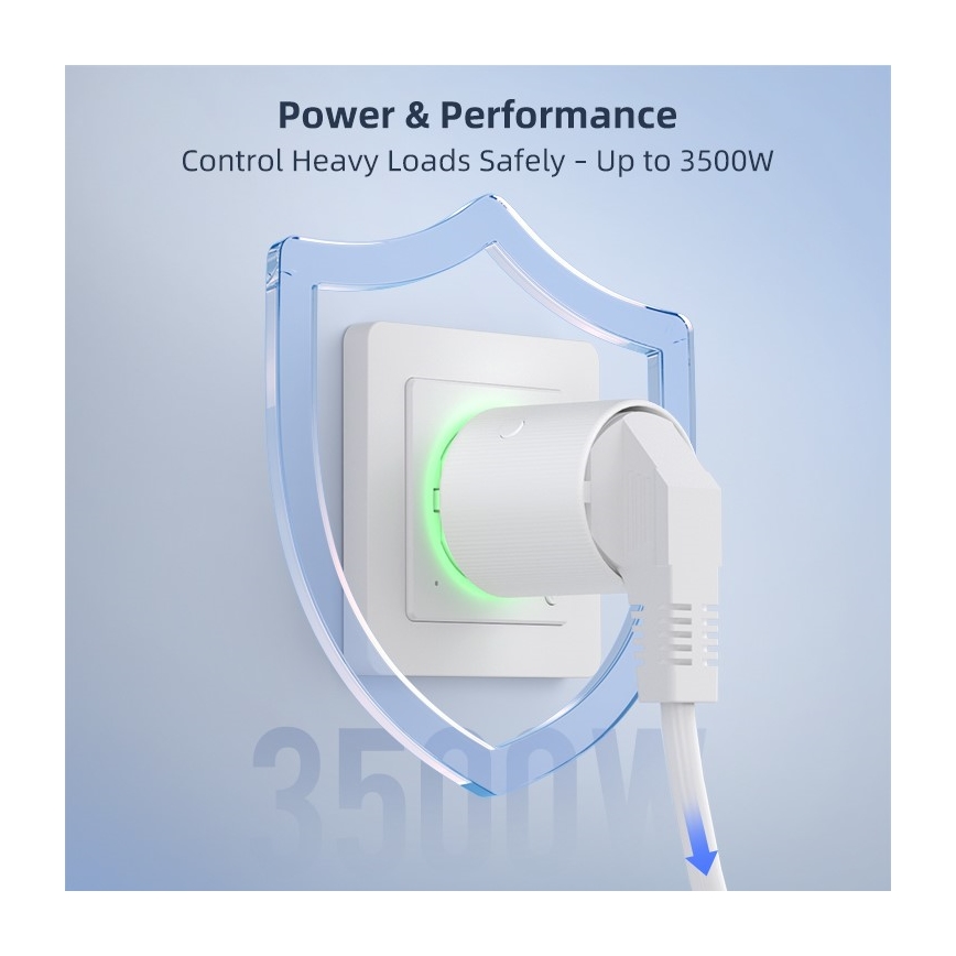 Immax NEO 07813L - Intelligente Steckdose F 3500W Wi-Fi