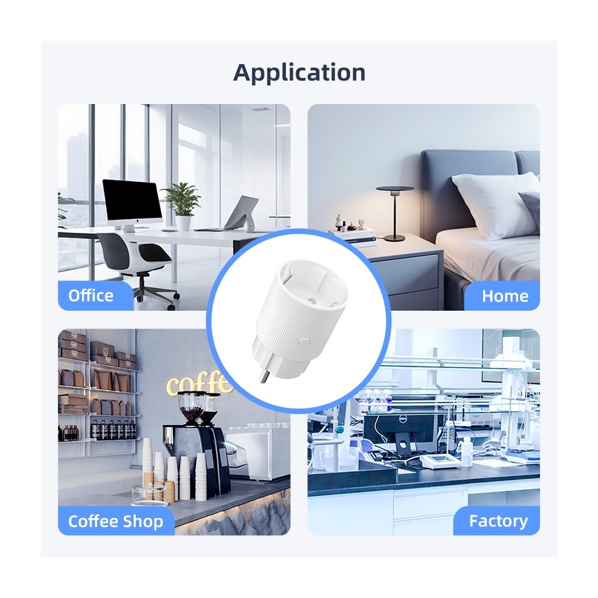 Immax NEO 07813L - Intelligente Steckdose F 3500W Wi-Fi