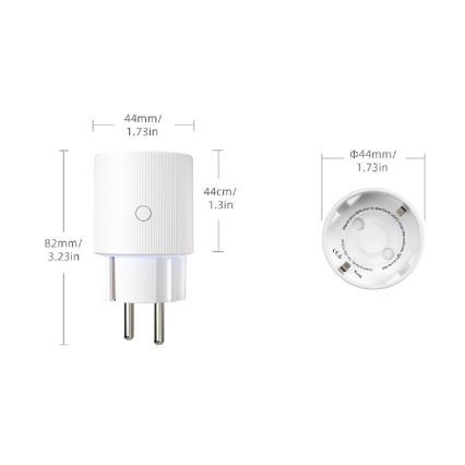 Immax NEO 07813L - Intelligente Steckdose F 3500W Wi-Fi