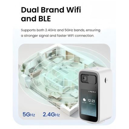 Immax NEO 07814L - Intelligente Innenkamera mit 4‑MP‑Sensor, 5 V und Wi‑Fi